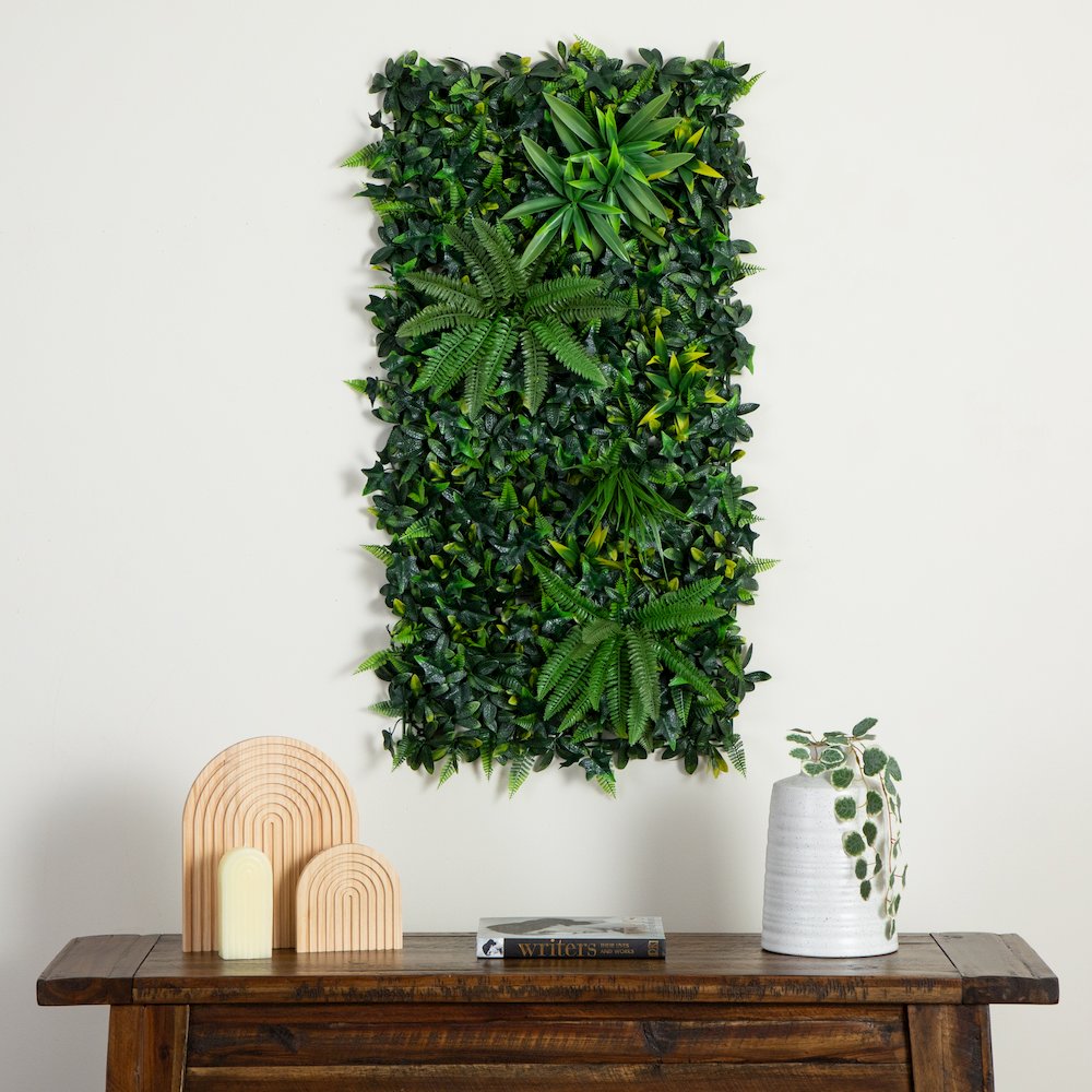 20in. x 40in. UV Resistant Andean Cloud Forest Artificial Living Wall Panel. Picture 11
