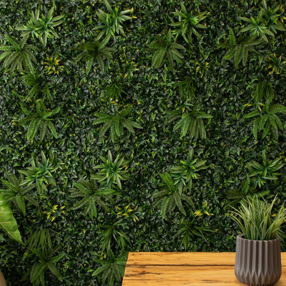 20in. x 40in. UV Resistant Andean Cloud Forest Artificial Living Wall Panel. Picture 10