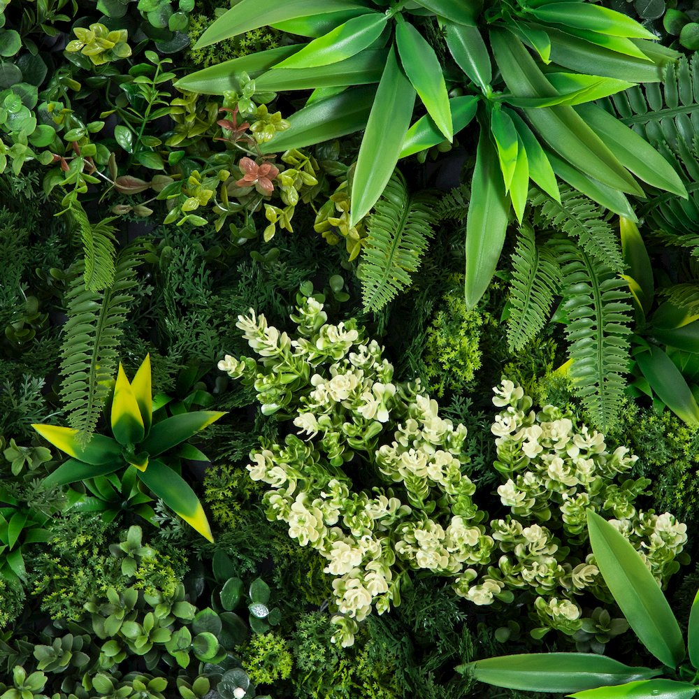 UV Resistant Queensland Rainforest Artificial Living Wall Art Panel. Picture 3