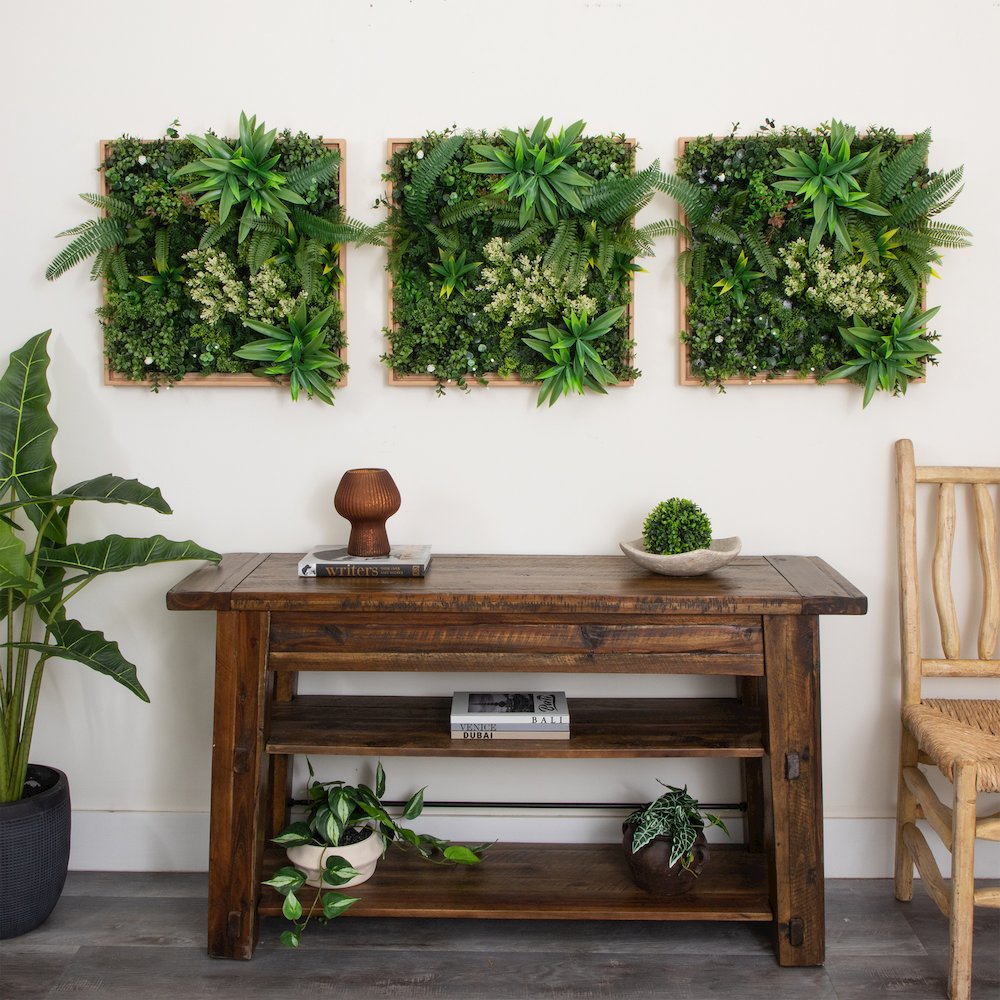 UV Resistant Queensland Rainforest Artificial Living Wall Art Panel. Picture 5