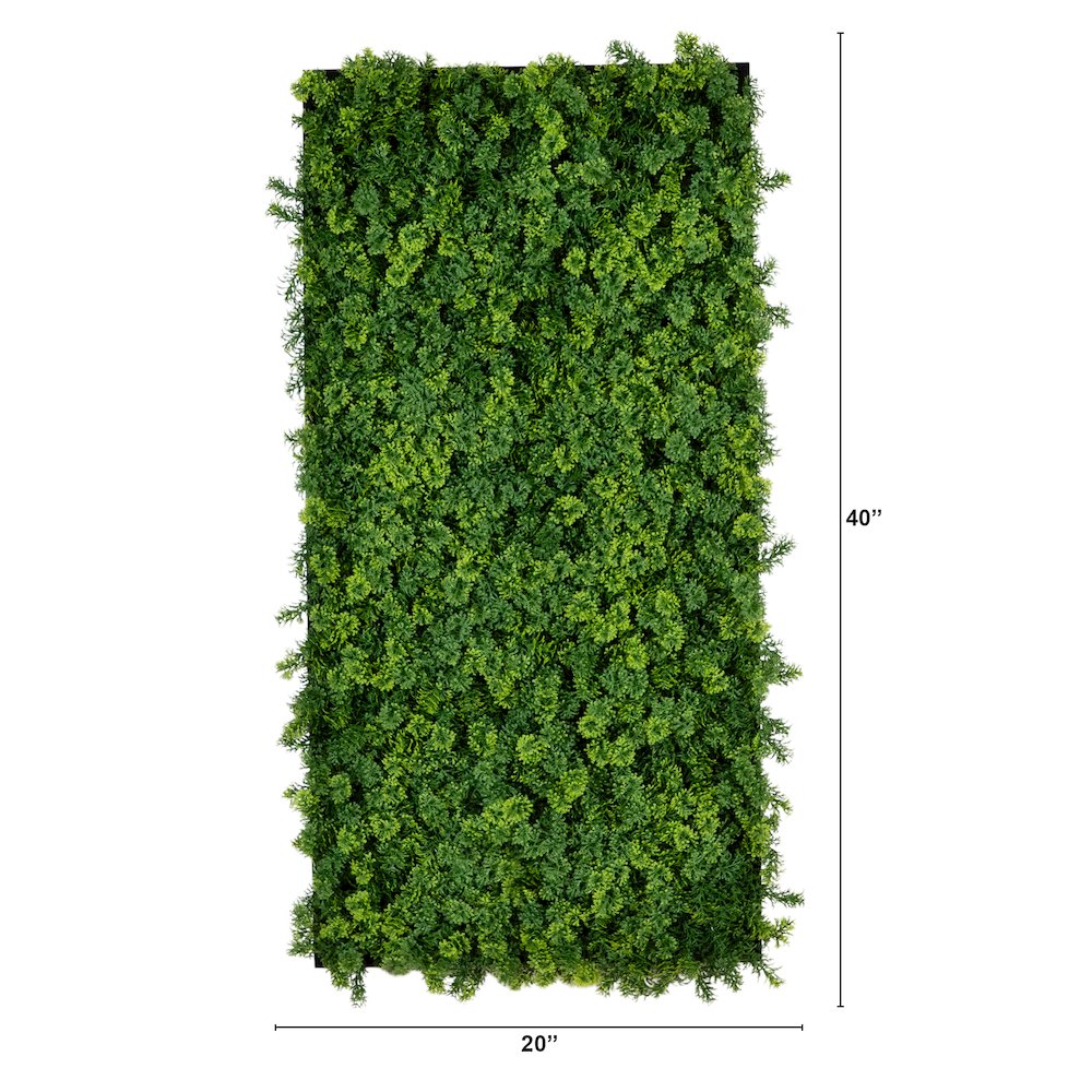 UV Resistant Irish Green Meadow Artificial Living Wall Art Panel. Picture 2