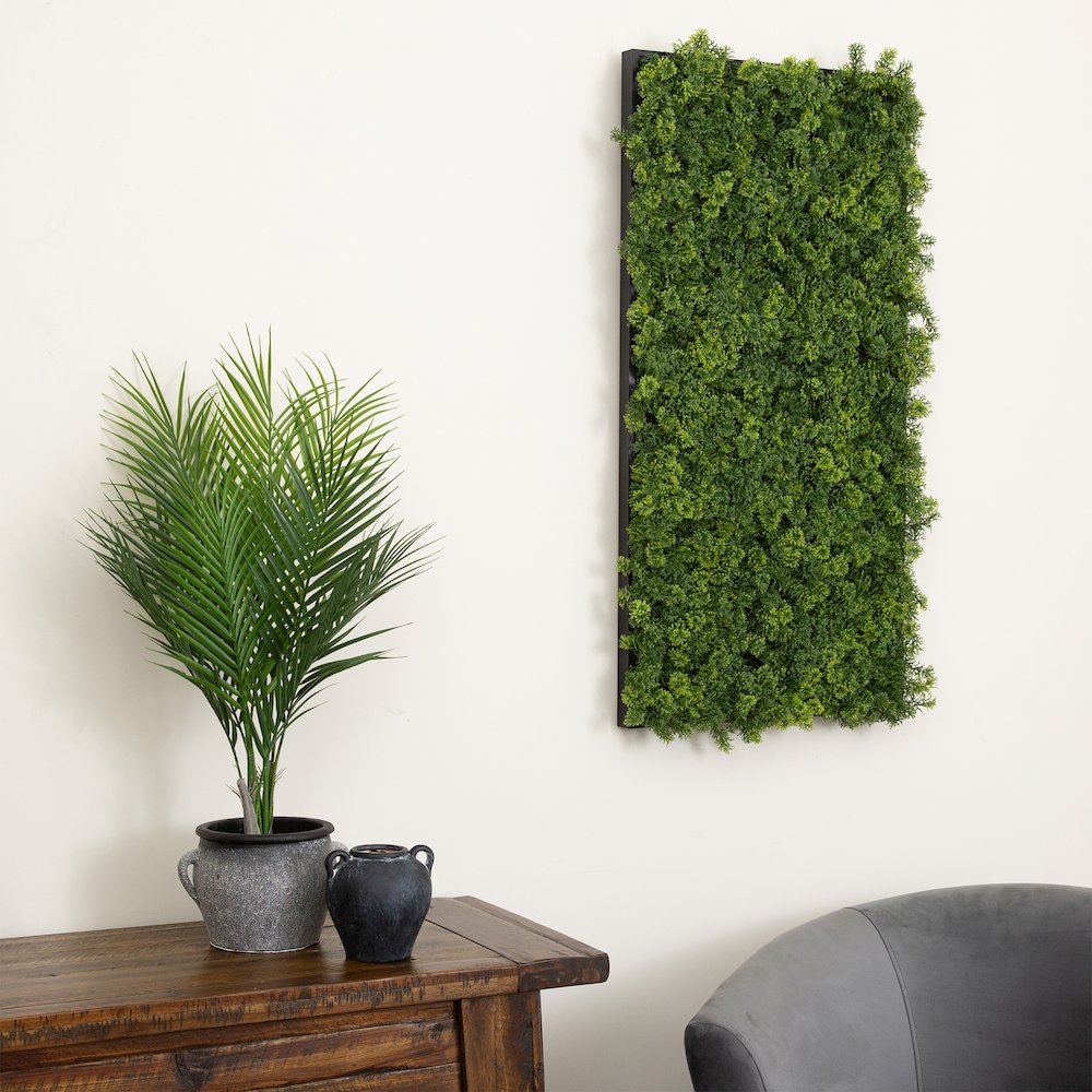 UV Resistant Irish Green Meadow Artificial Living Wall Art Panel. Picture 6