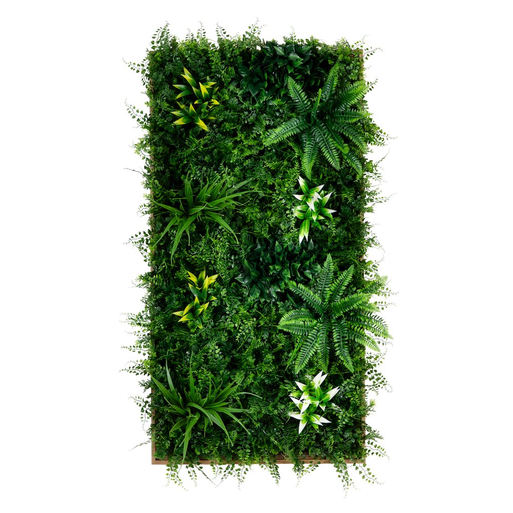 UV Resistant Costa Rican Forest Artificial Living Wall Art Panel. Picture 1