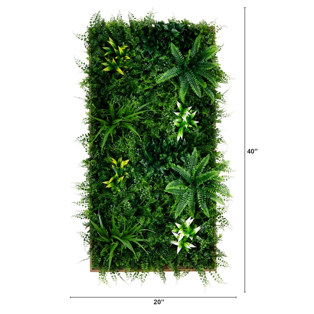 UV Resistant Costa Rican Forest Artificial Living Wall Art Panel. Picture 2