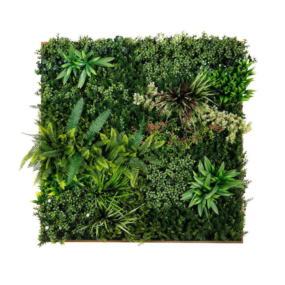 UV Resistant Madagascar Forest Artificial Living Wall Art Panel. Picture 1