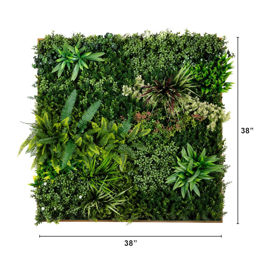 UV Resistant Madagascar Forest Artificial Living Wall Art Panel. Picture 2