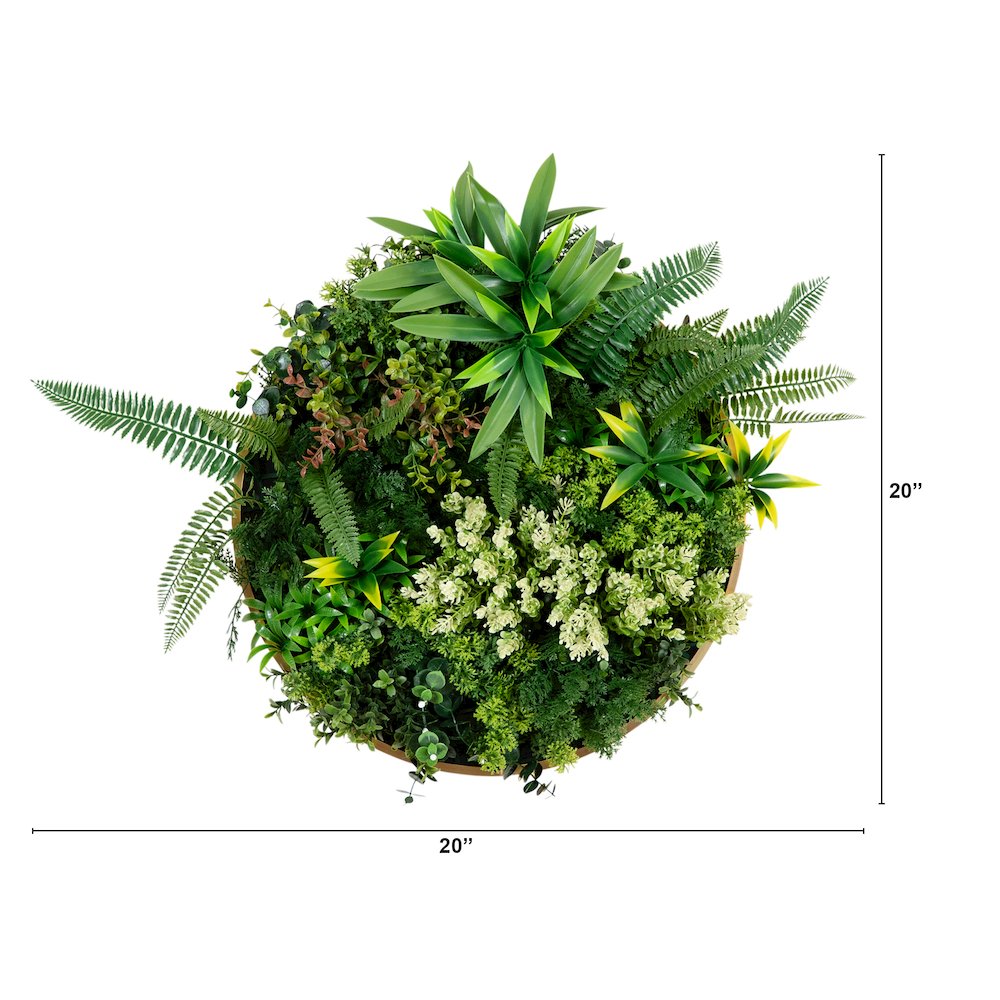Resistant Artificial Queensland Rainforest Living Wall Art Panel. Picture 2