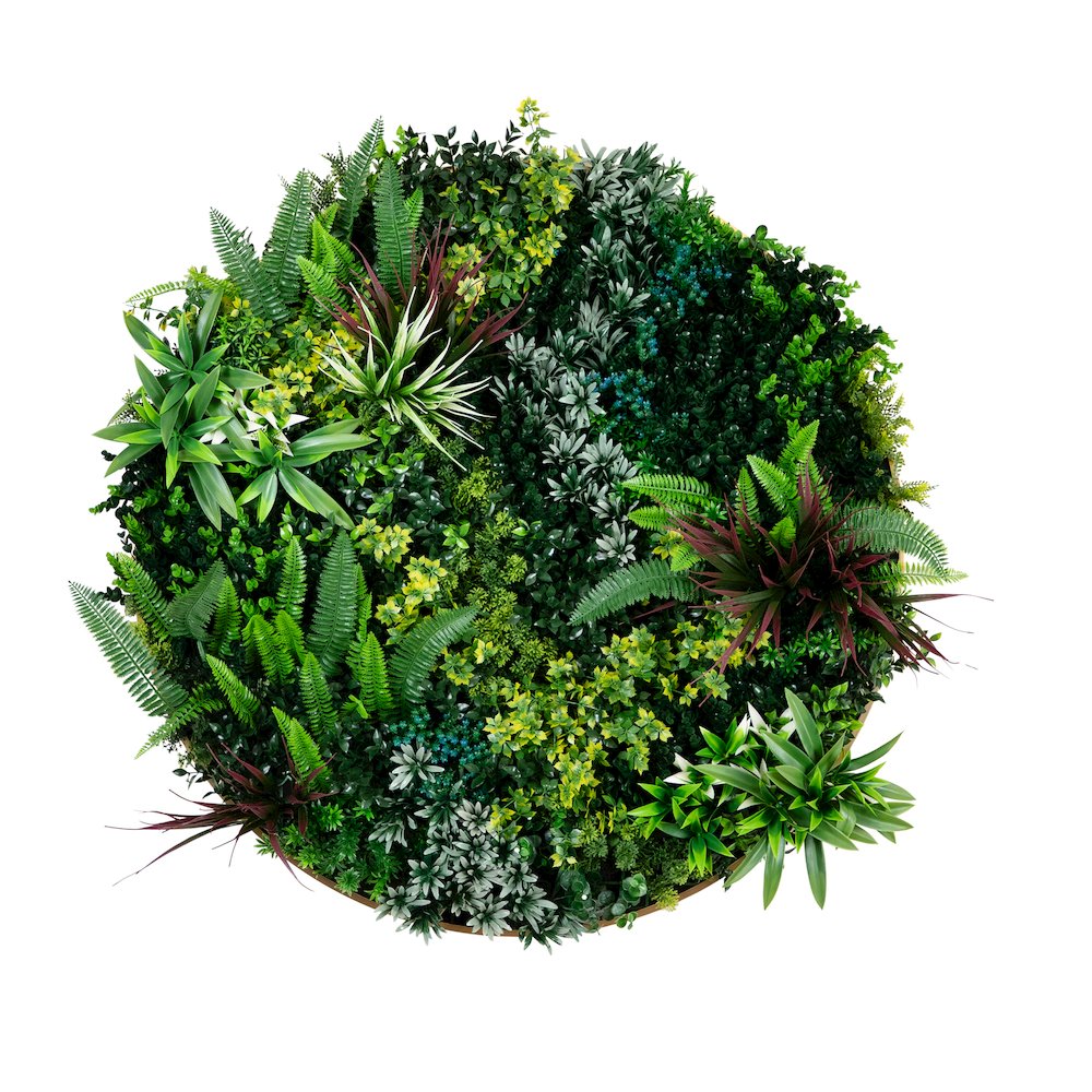 38in. UV Resistant Virgin Islands Artificial Living Wall Art Panel. Picture 1