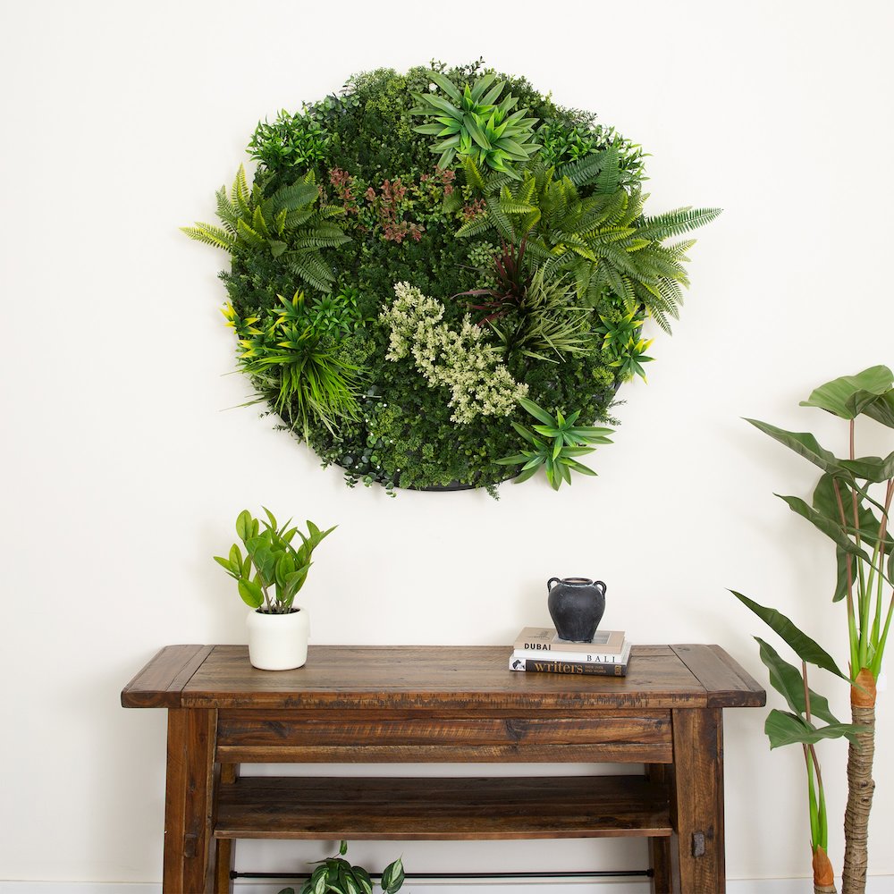 38in. UV Resistant Virgin Islands Artificial Living Wall Art Panel. Picture 6