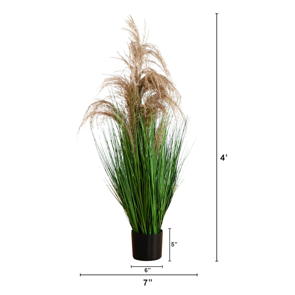 4ft. Artificial Pampas Grass. Picture 2