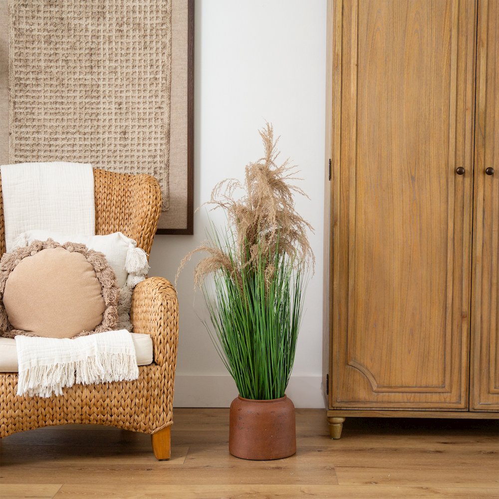 4ft. Artificial Pampas Grass. Picture 6