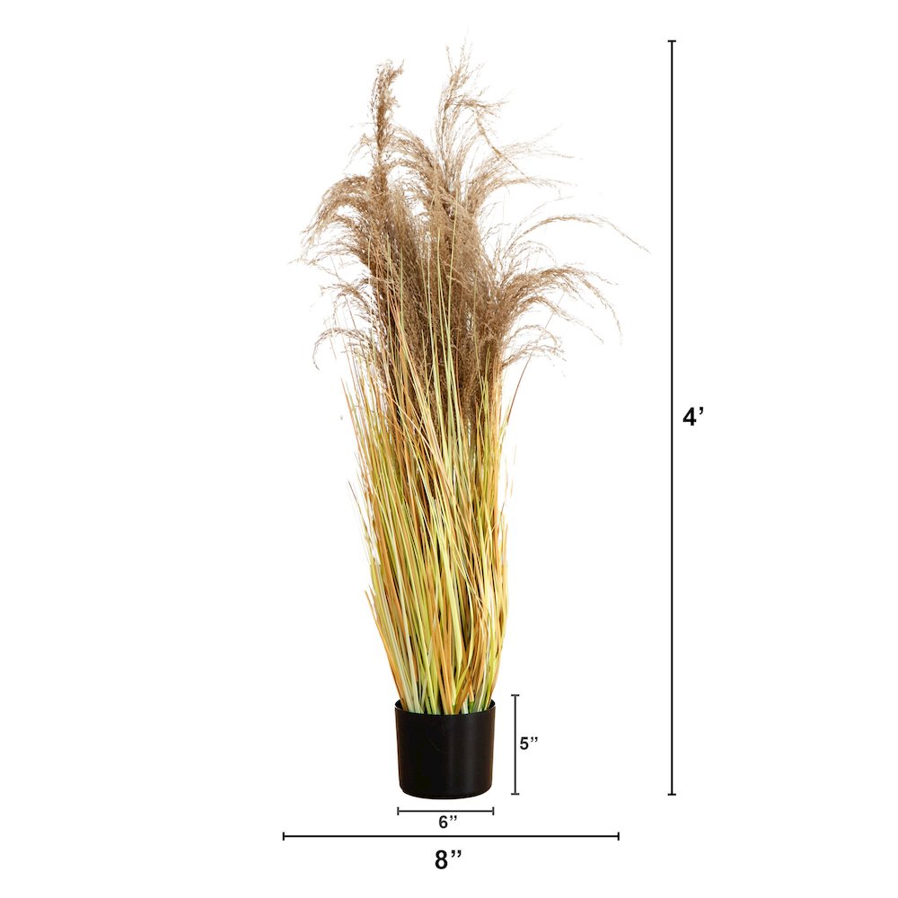 4ft. Artificial Pampas Grass. Picture 2