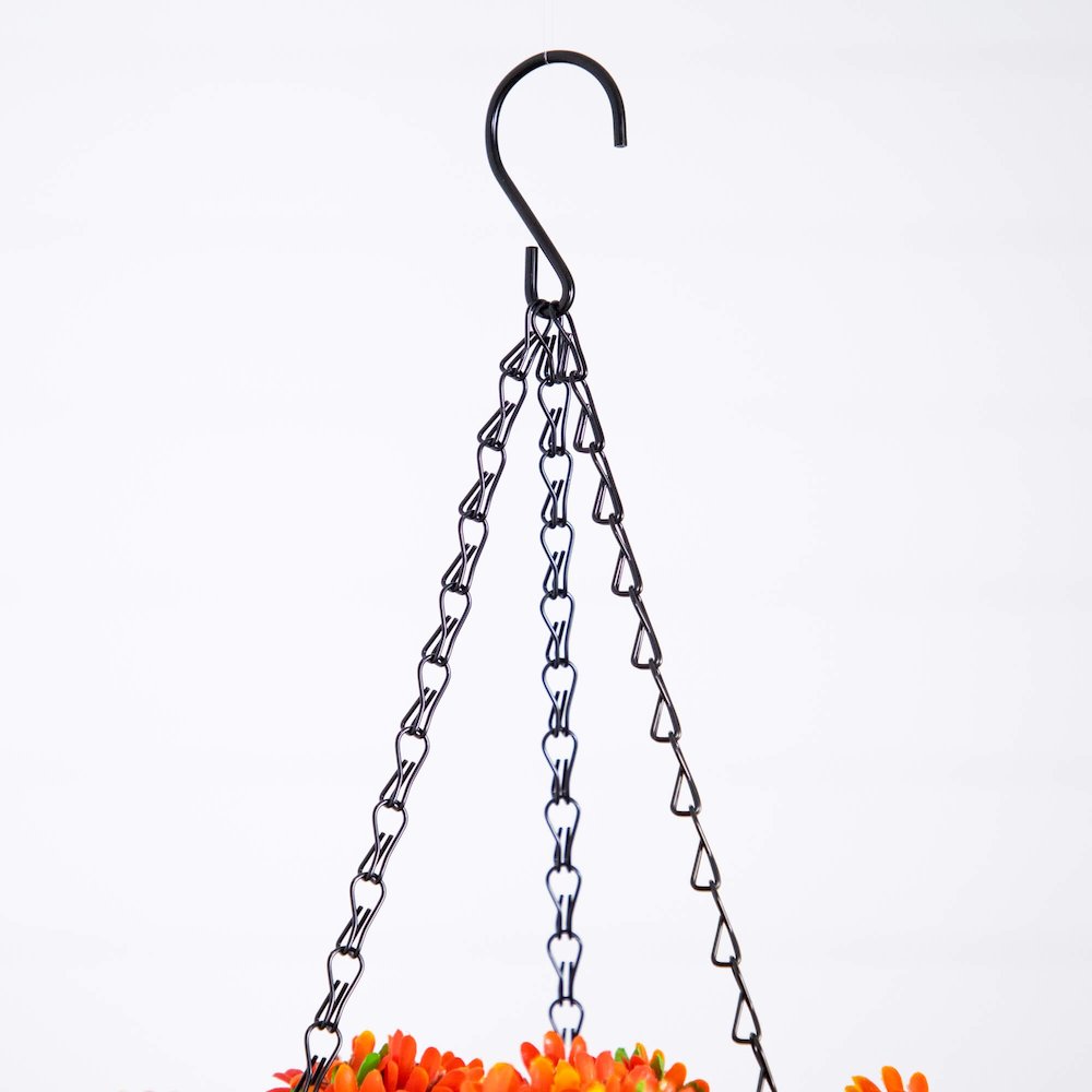 24in. UV Resistant Artificial Chrysanthemum Hanging Basket (Indoor/Outdoor). Picture 1