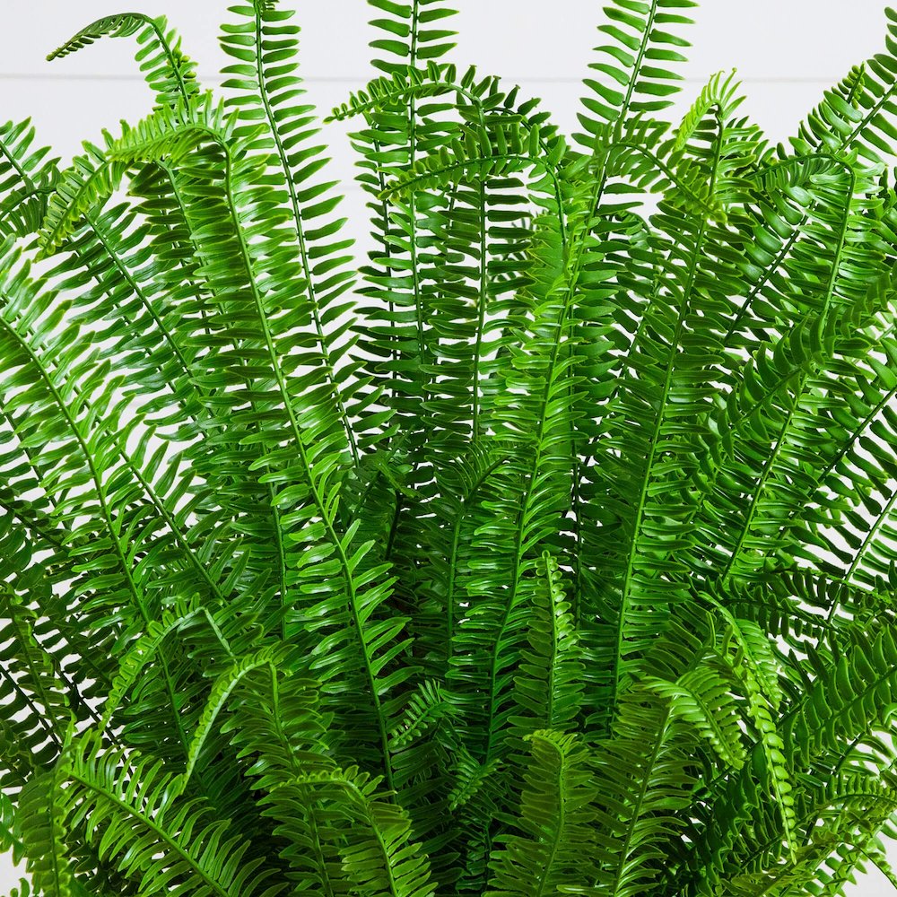 4ft. UV Resistant Artificial Boston Fern Plant with Real Touch Leaves. Picture 6