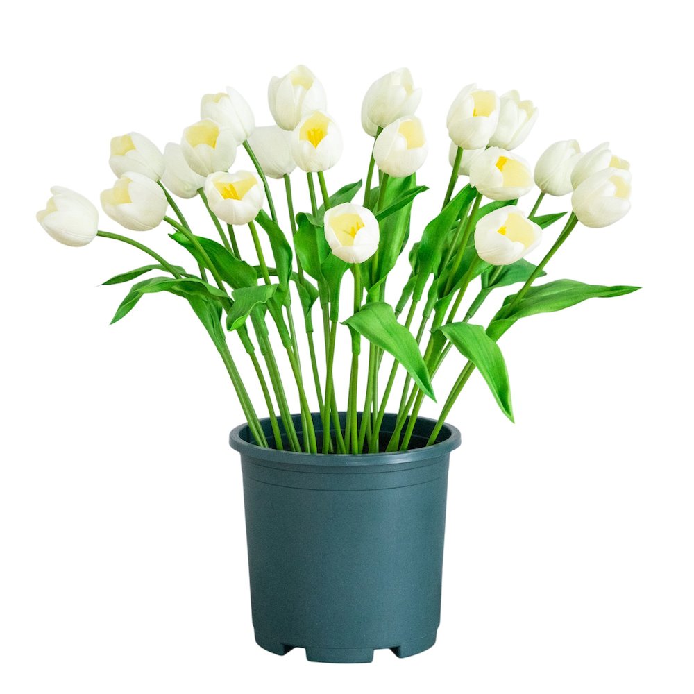 2ft. UV Resistant Artificial Tulip Plant (Indoor/Outdoor). Picture 1