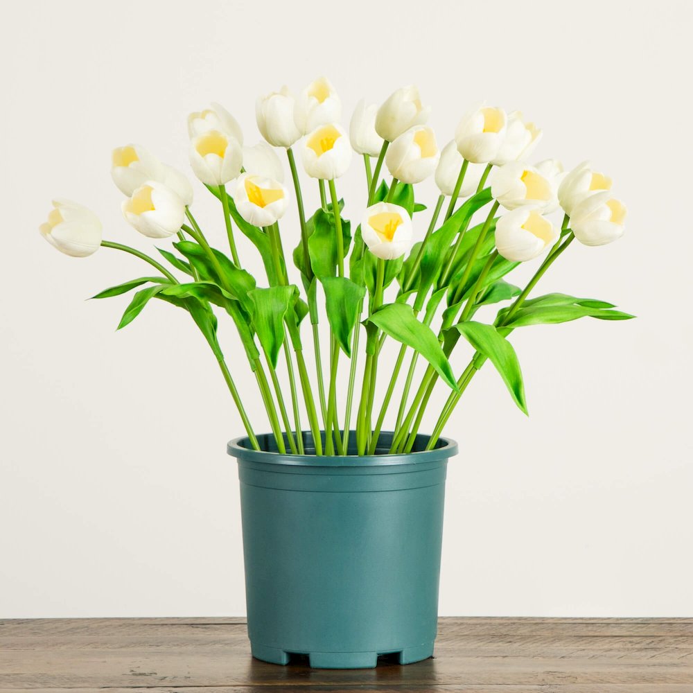 2ft. UV Resistant Artificial Tulip Plant (Indoor/Outdoor). Picture 2