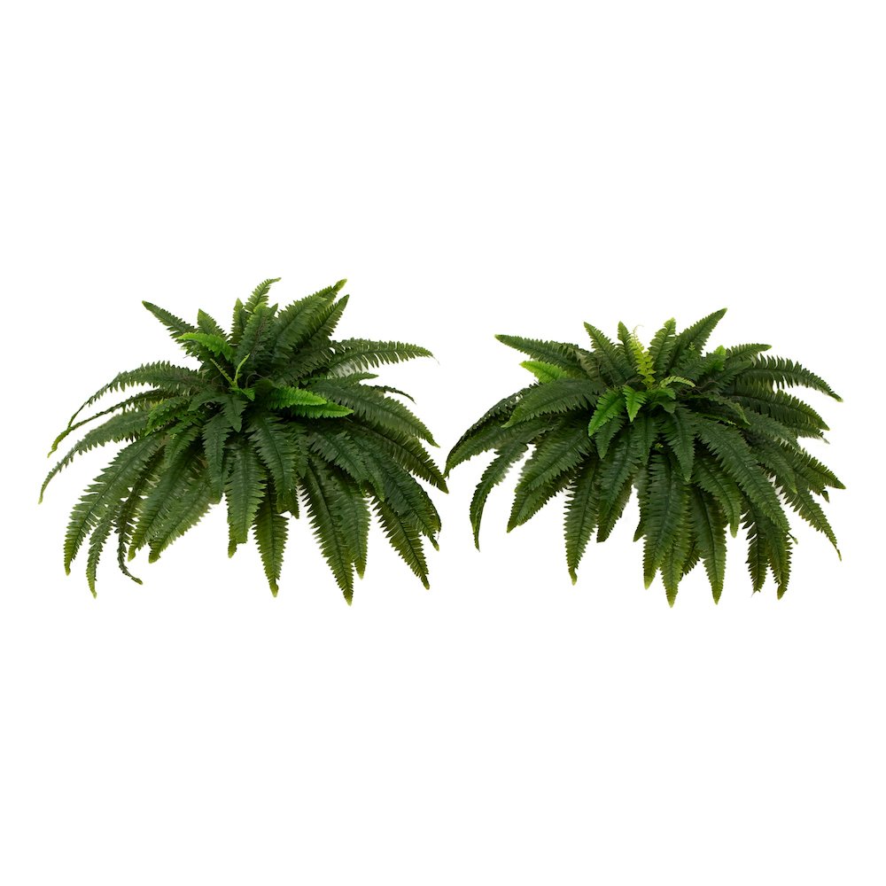 48in. UV Resistant Artificial Boston Fern (Indoor/Outdoor) - Set of 2. Picture 10