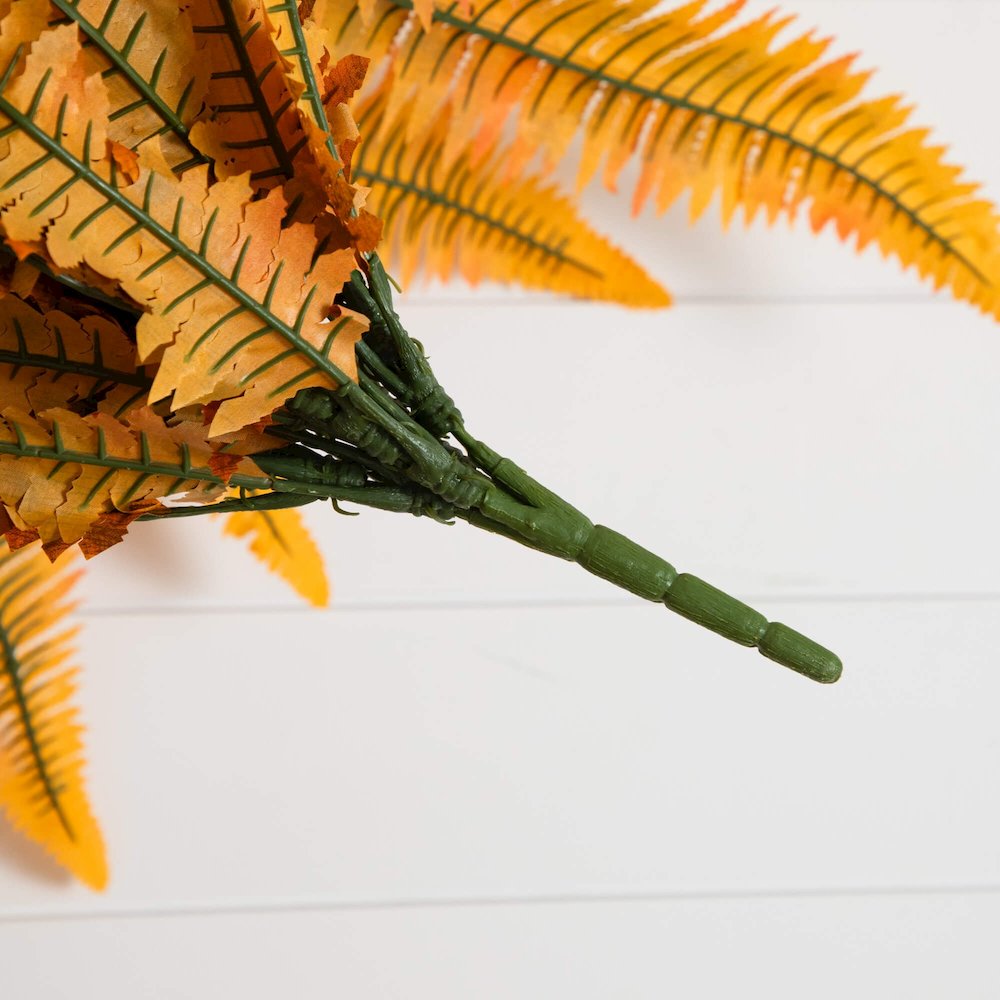 48in. Autumn Artificial Fall Boston Fern - Set of 2. Picture 3