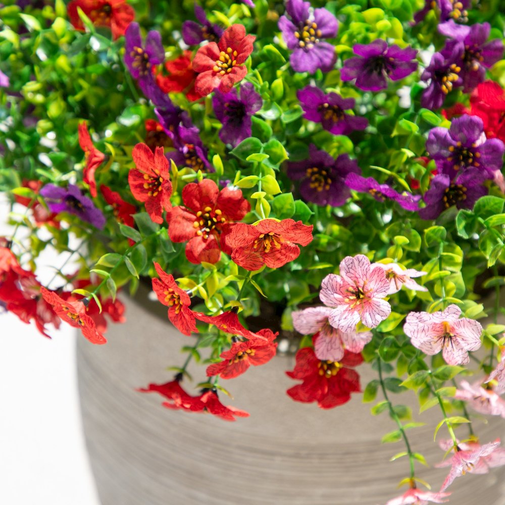 13in. UV Resistant Artificial Daisy Bush (Indoor/Outdoor) - Set of 12. Picture 5