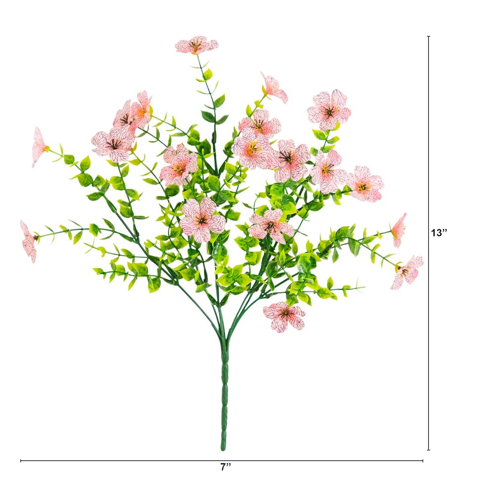 13in. UV Resistant Artificial Daisy Bush (Indoor/Outdoor) - Set of 12. Picture 2