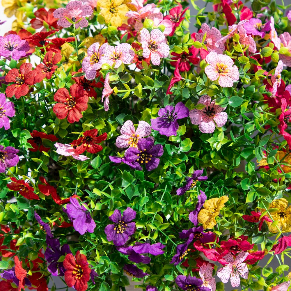 13in. UV Resistant Artificial Daisy Bush (Indoor/Outdoor) - Set of 12. Picture 4