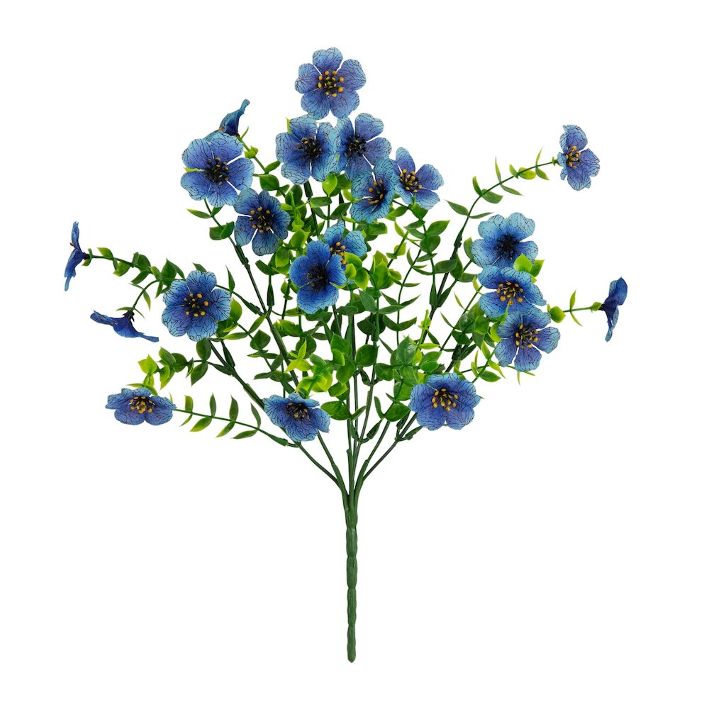 13in. UV Resistant Artificial Daisy Bush (Indoor/Outdoor) - Set of 12. Picture 5