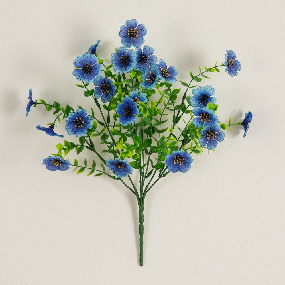 13in. UV Resistant Artificial Daisy Bush (Indoor/Outdoor) - Set of 12. Picture 3