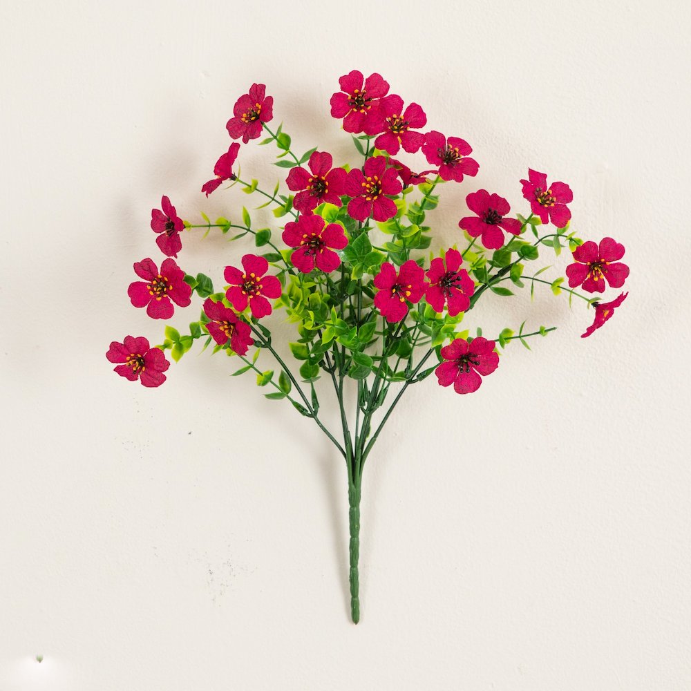 13in. UV Resistant Artificial Daisy Bush (Indoor/Outdoor) - Set of 12. Picture 3