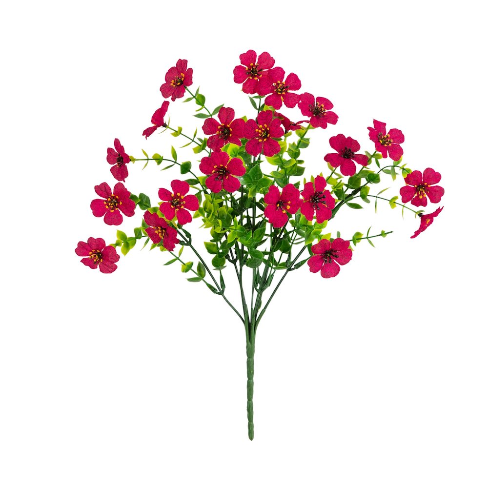 13in. UV Resistant Artificial Daisy Bush (Indoor/Outdoor) - Set of 12. Picture 5