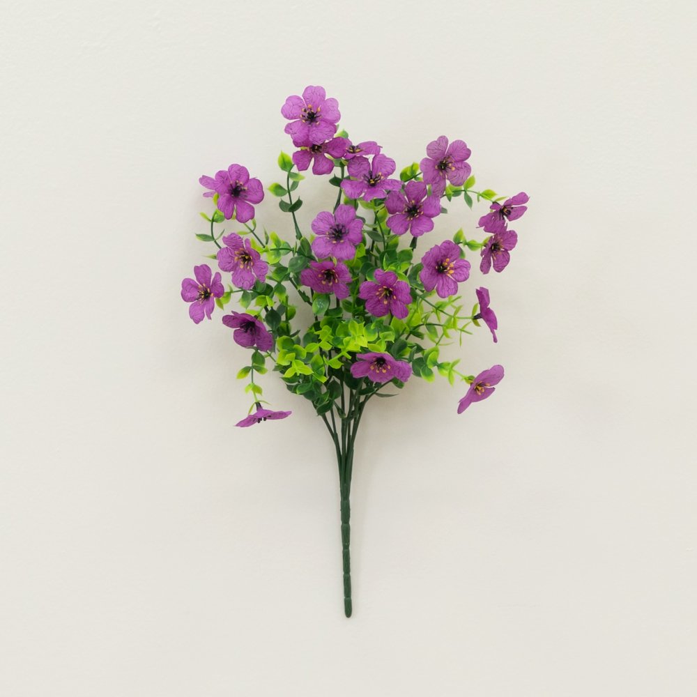 13in. UV Resistant Artificial Daisy Bush (Indoor/Outdoor) - Set of 12. Picture 3