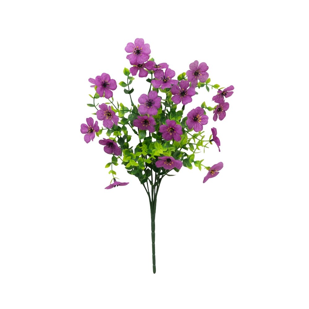 13in. UV Resistant Artificial Daisy Bush (Indoor/Outdoor) - Set of 12. Picture 5