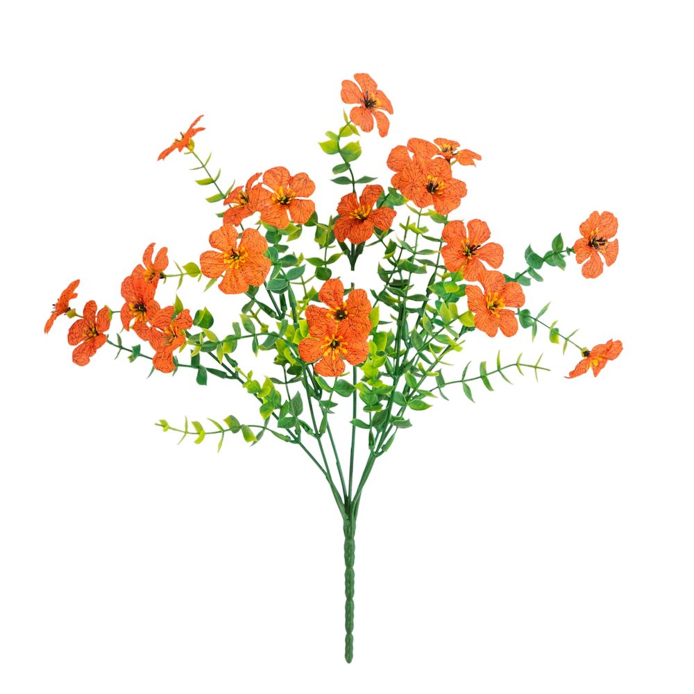 13in. UV Resistant Artificial Daisy Bush (Indoor/Outdoor) - Set of 12. Picture 4