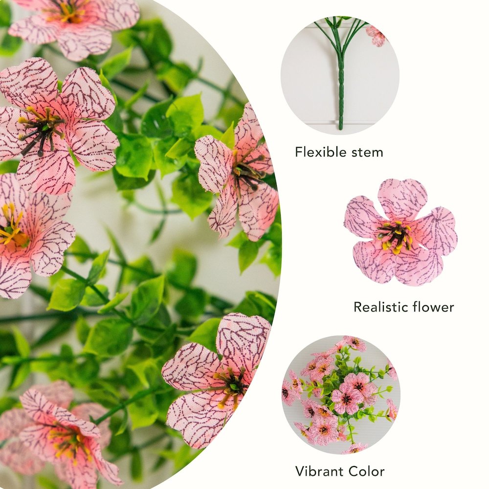 13in. UV Resistant Artificial Daisy Bush (Indoor/Outdoor) - Set of 12. Picture 10