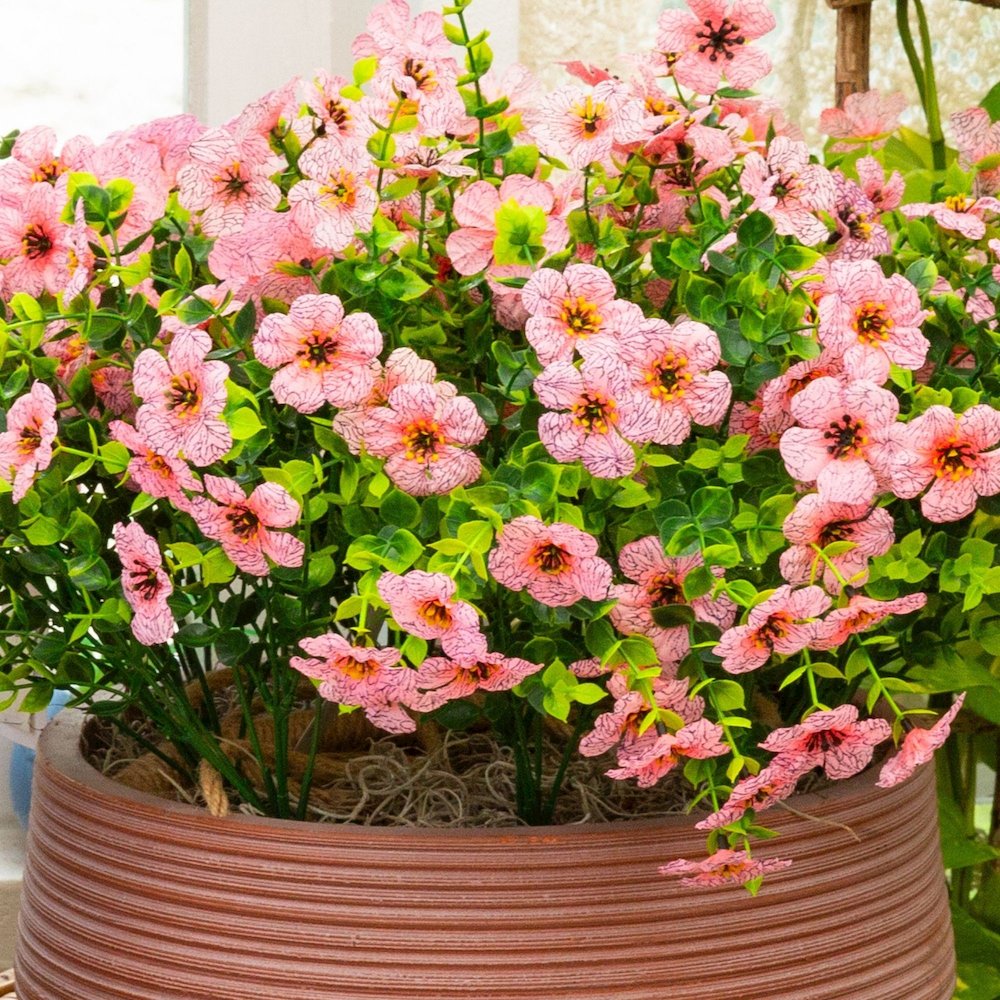 13in. UV Resistant Artificial Daisy Bush (Indoor/Outdoor) - Set of 12. Picture 8