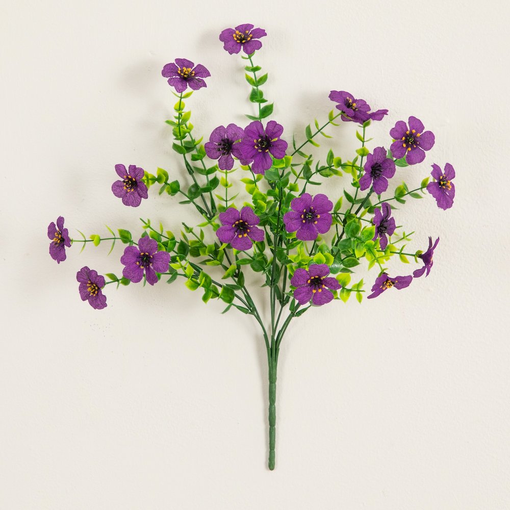 13in. UV Resistant Artificial Daisy Bush (Indoor/Outdoor) - Set of 12. Picture 3