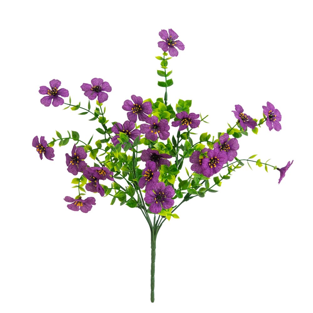 13in. UV Resistant Artificial Daisy Bush (Indoor/Outdoor) - Set of 12. Picture 5
