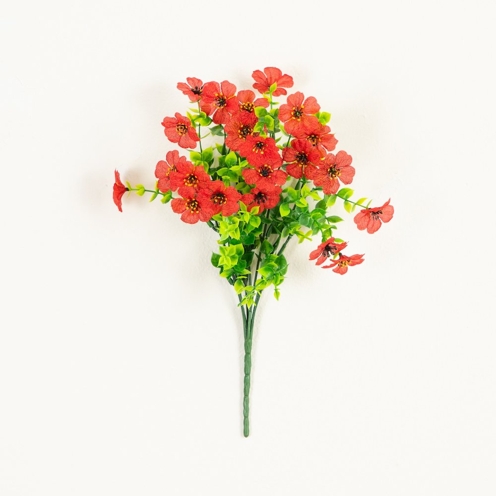 13in. UV Resistant Artificial Daisy Bush (Indoor/Outdoor) - Set of 12. Picture 3
