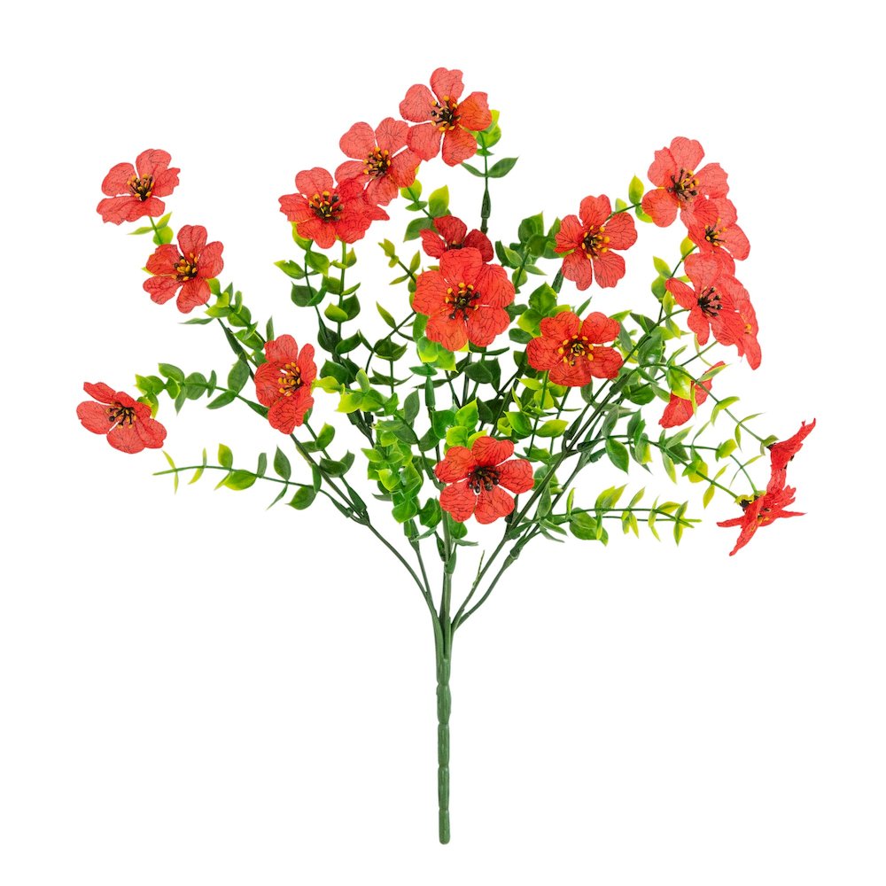 13in. UV Resistant Artificial Daisy Bush (Indoor/Outdoor) - Set of 12. Picture 6