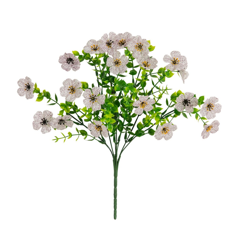 13in. UV Resistant Artificial Daisy Bush (Indoor/Outdoor) - Set of 12. Picture 5
