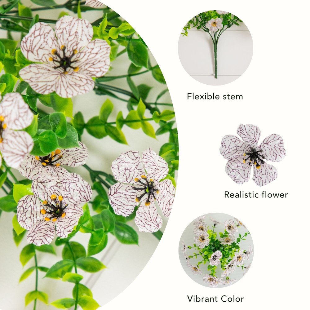 13in. UV Resistant Artificial Daisy Bush (Indoor/Outdoor) - Set of 12. Picture 10
