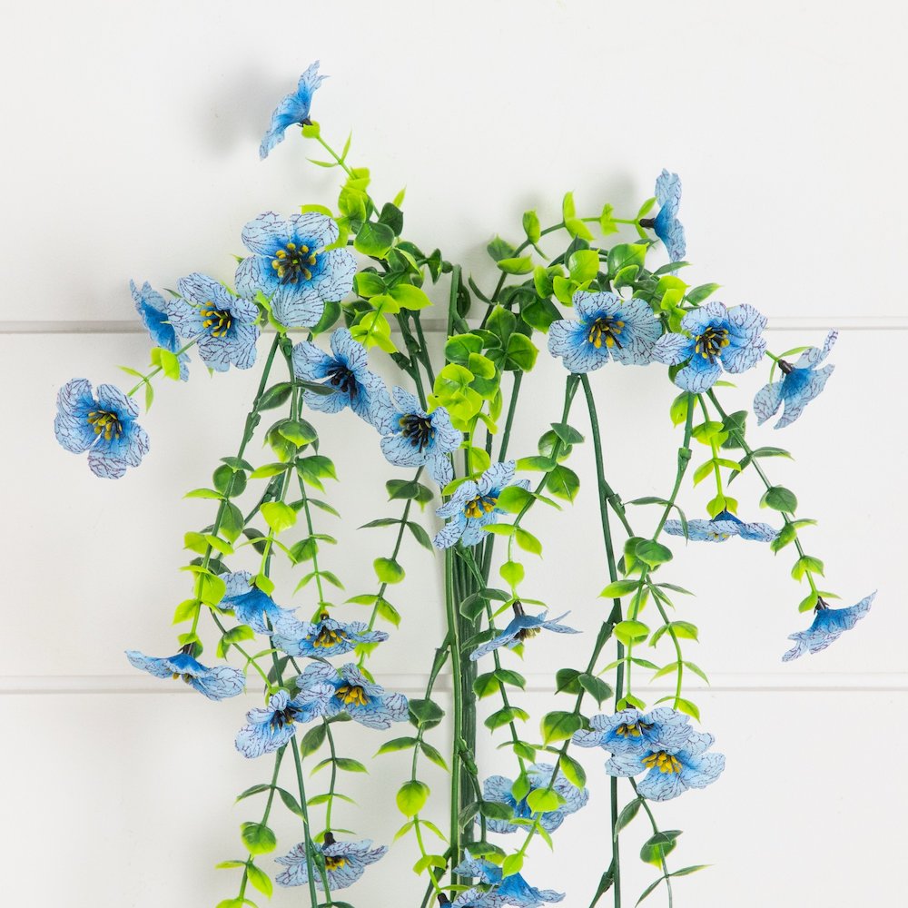 30in. UV Resistant Artificial Daisy Hanging Plant (Indoor/Outdoor) - Set of 6. Picture 4