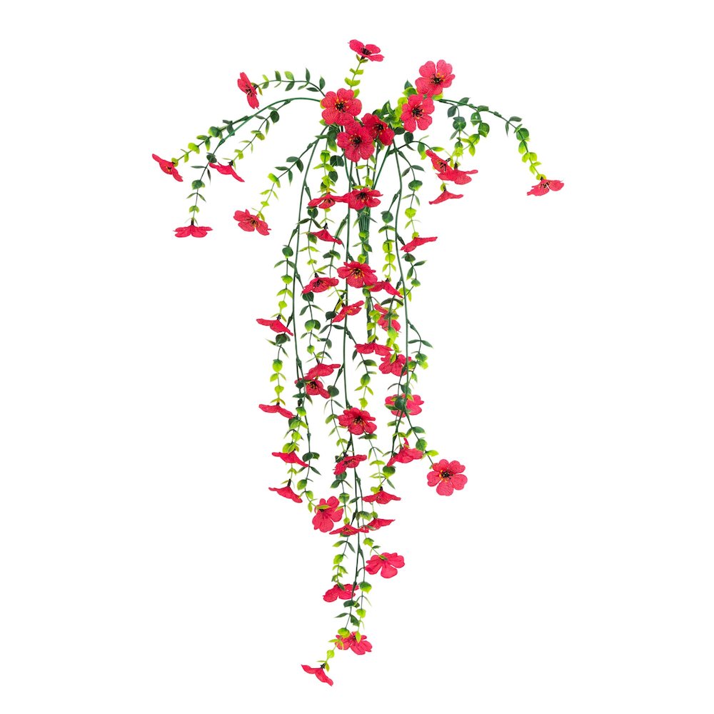 30in. UV Resistant Artificial Daisy Hanging Plant (Indoor/Outdoor) - Set of 6. Picture 5