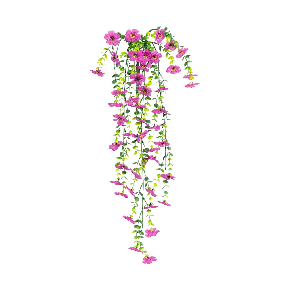 30in. UV Resistant Artificial Daisy Hanging Plant (Indoor/Outdoor) - Set of 6. Picture 5