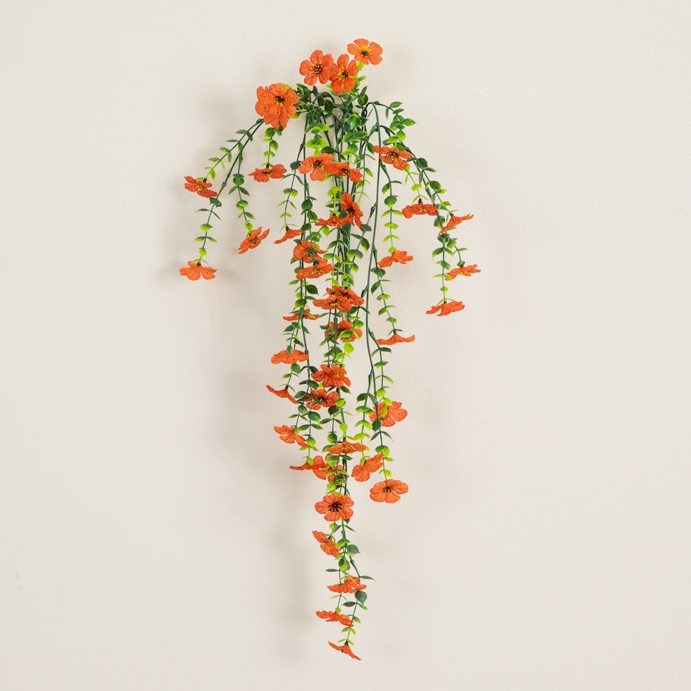 30in. UV Resistant Artificial Daisy Hanging Plant (Indoor/Outdoor) - Set of 6. Picture 3