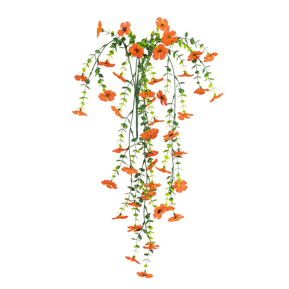 30in. UV Resistant Artificial Daisy Hanging Plant (Indoor/Outdoor) - Set of 6. Picture 6