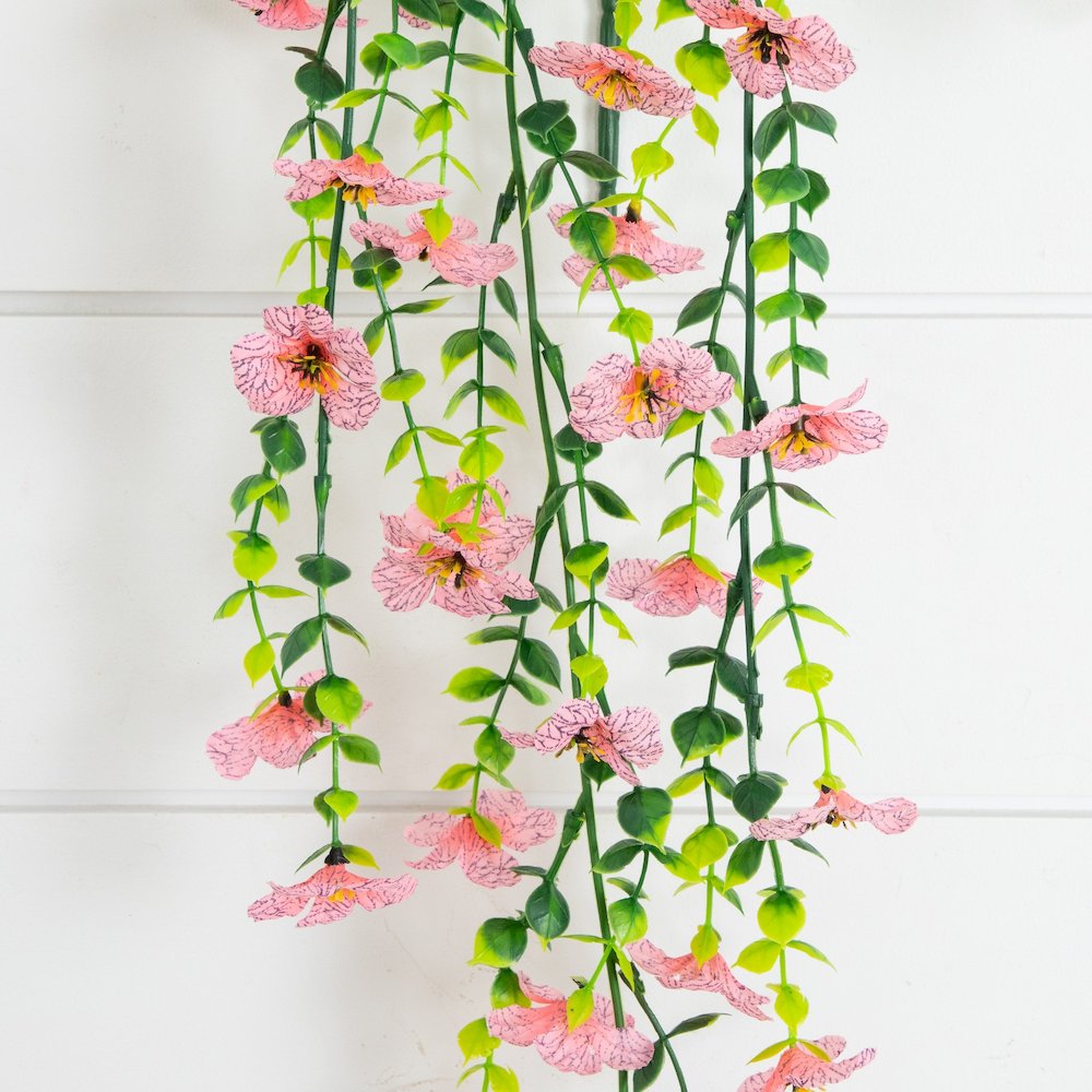 30in. UV Resistant Artificial Daisy Hanging Plant (Indoor/Outdoor) - Set of 6. Picture 4