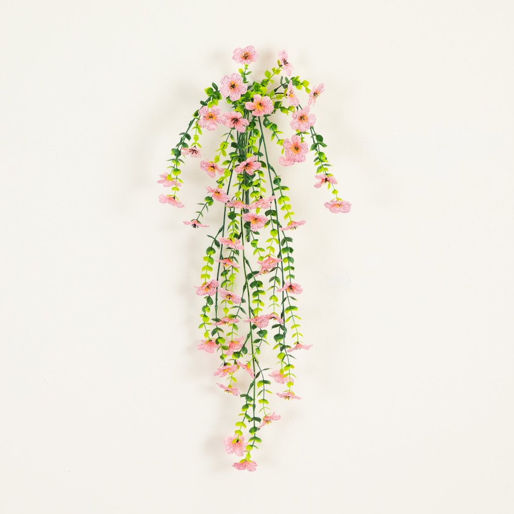 30in. UV Resistant Artificial Daisy Hanging Plant (Indoor/Outdoor) - Set of 6. Picture 3
