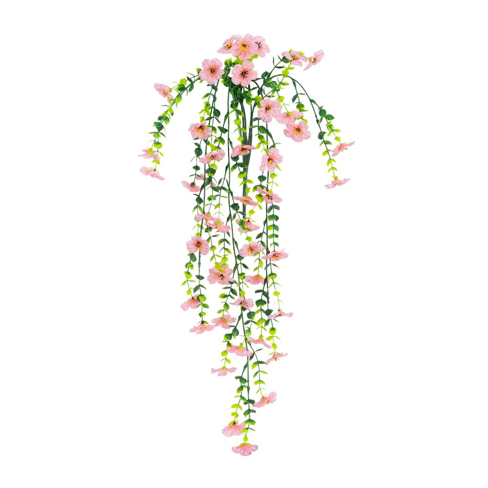 30in. UV Resistant Artificial Daisy Hanging Plant (Indoor/Outdoor) - Set of 6. Picture 5