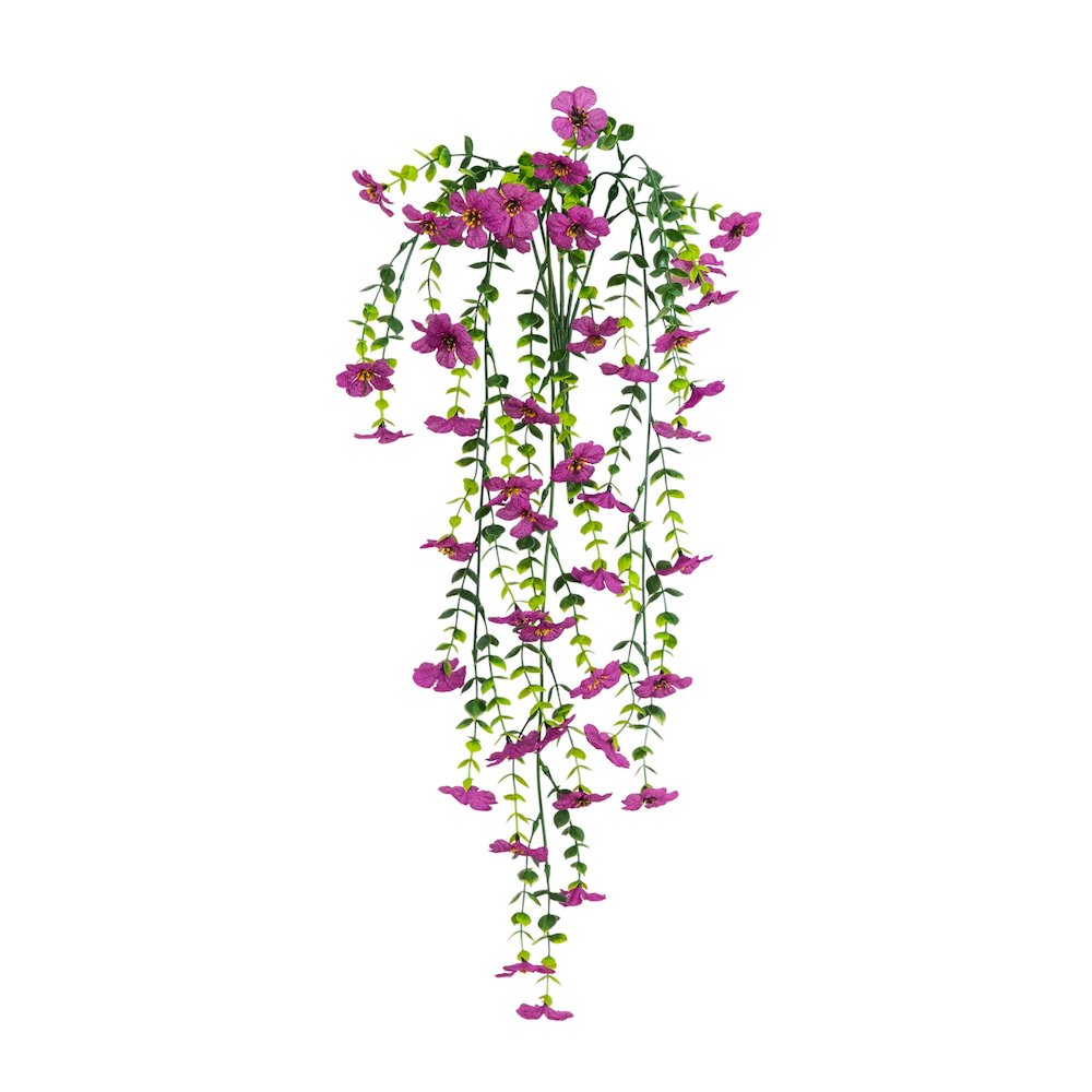 30in. UV Resistant Artificial Daisy Hanging Plant (Indoor/Outdoor) - Set of 6. Picture 6