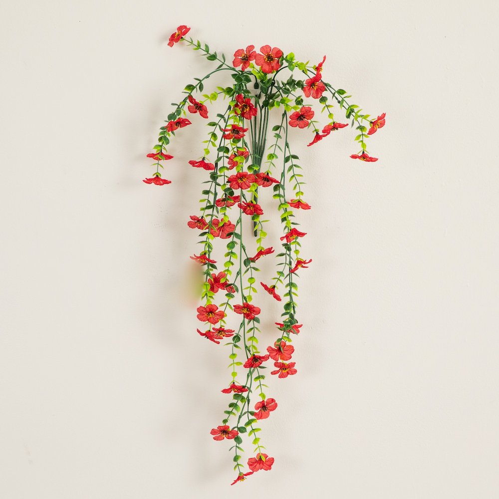 30in. UV Resistant Artificial Daisy Hanging Plant (Indoor/Outdoor) - Set of 6. Picture 3